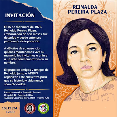 INVITACIÓN ACTO CONMEMORATIVO DE REINALDA PEREIRA PLAZA