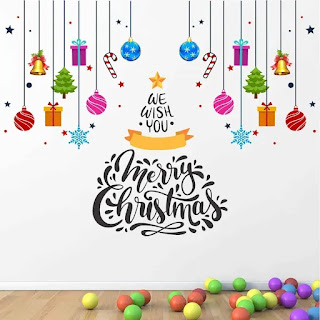 Christmas Wall Stickers - Christmas Decoration Online Items