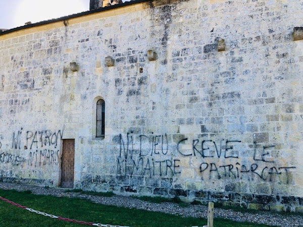 [TOP INFO] « Le wokisme arrive ici ! » : une chapelle classée monument historique taguée par des militants de l’ultra-gauche en Dordogne