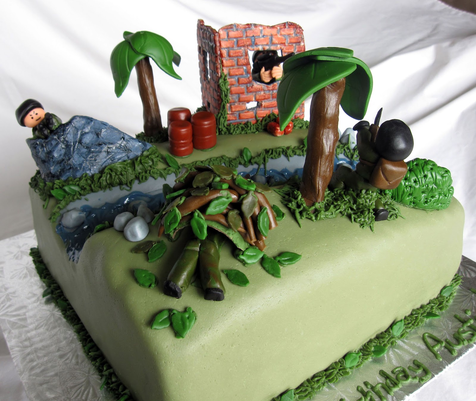 army theme cake