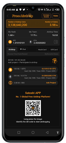 Satoshi App for Free Airdrops