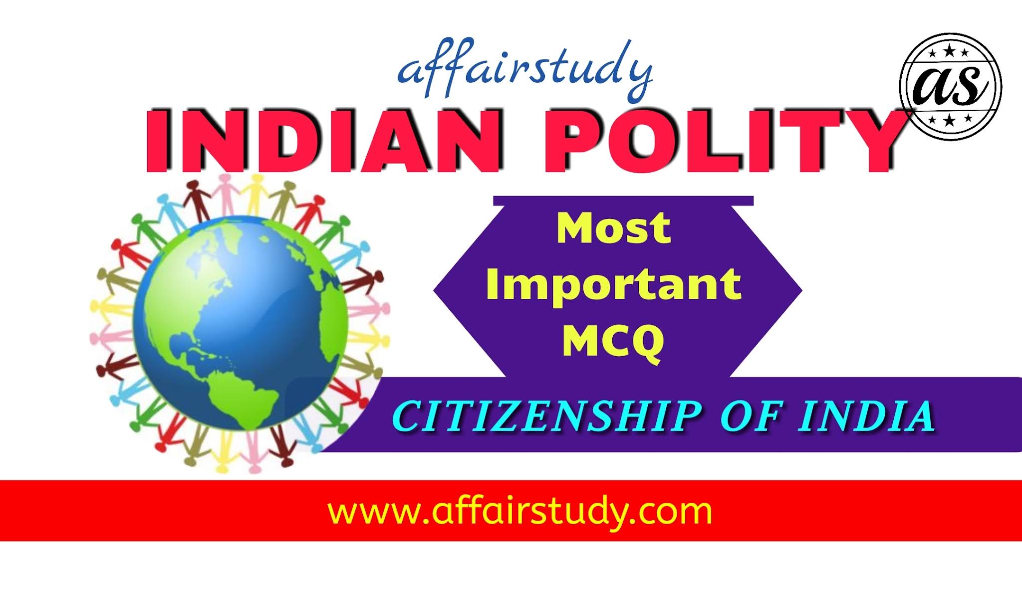 MCQ on Citizenship Indian Polity