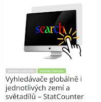 Vyhledávače globálně i jednotlivých zemí a světadílů – StatCounter - AzaŽurnál