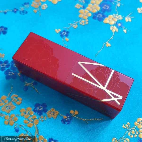 NARS lunar new year special packaged lipstick in red floral design