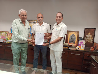 विधायक कोठारी ने रेड क्रॉस सोसाइटी को फिजियोथेरेपी मशीन हेतु विधायक कोष से दस लाख स्वीकृत किये।
