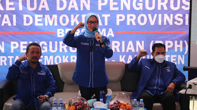  Hj Iti Octavia Jayabaya Ketua DPD Demokrat Banten Roadshow Ke DPC Kabupaten Tangerang