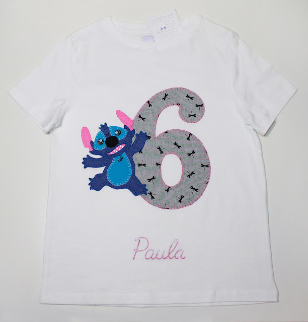 camiseta cumpleaños Lilo y Stitch