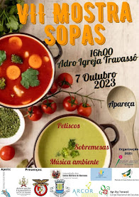 Mostra de Sopas de TravassÓis em 7ª. edição!