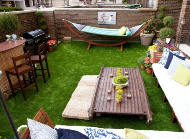 artificial grass backyard ideas