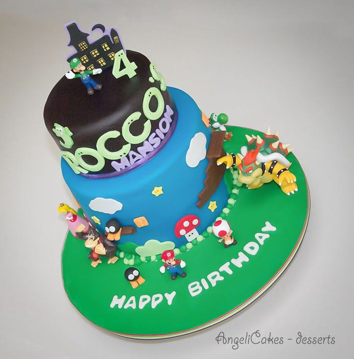 super mario birthday cake ideas