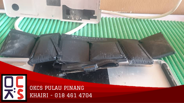 SOLVED: KEDAI LAPTOP BUKIT MERTAJAM | MACBOOK PRO 15 MODEL A1398 BATTERY BLOATED, SUSPECT BATTERY PROBLEM, NEW BATTERY REPLACEMENT