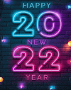 Happy New Year 2022 GIFs Animated, New Year GIF 2022 HD Download