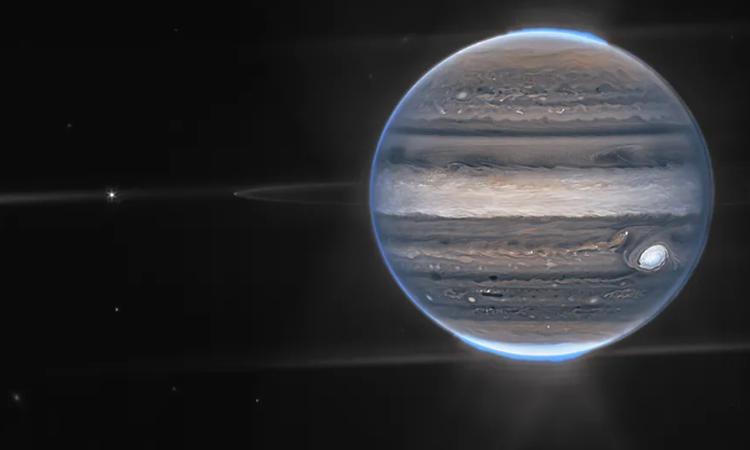 Júpiter brilla en nuevas imágenes del Telescopio Espacial James Webb de la NASA