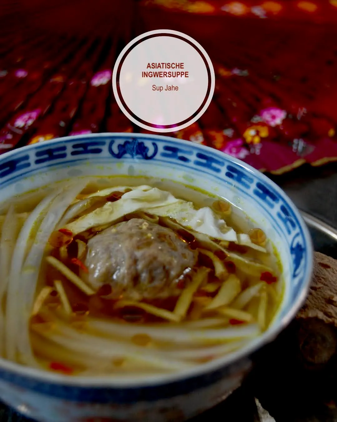 Rezept Asiatische Ingwersuppe  für Hot Pot Brühe