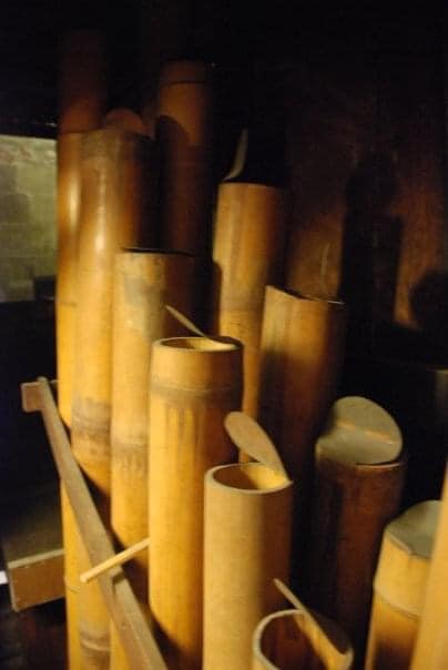 bamboo pipes bamboo organ