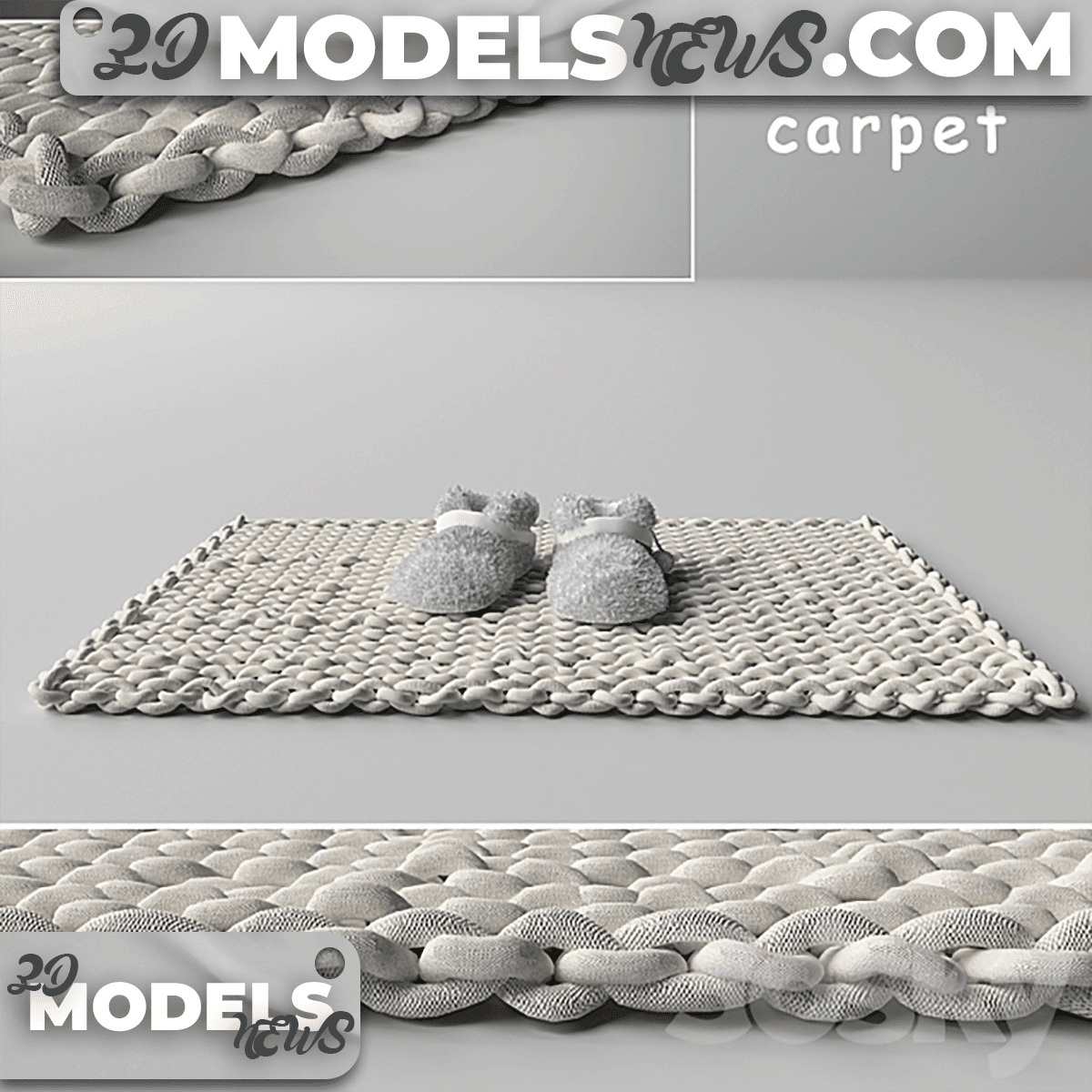 Carpet and slippers model 1