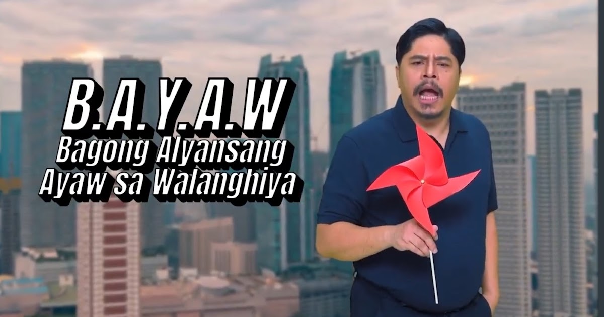 Jun Sabayton alias Bayaw menyerang Marcos dengan iklan kampanye satir ~ Wazzup Pilipinas News and Events
