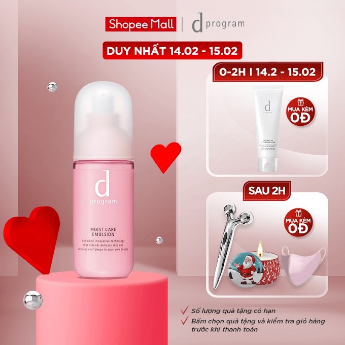 Mall Shop [ dprogram_officialstore ] Sữa dưỡng cho da khô nhạy cảm Dprogram Microbiome Moist Care Emulsion 100ml