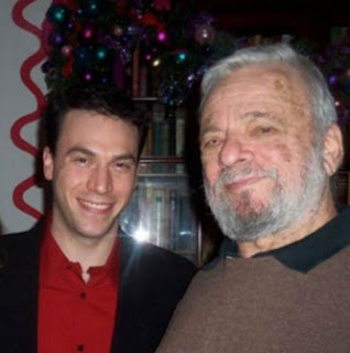 Jeff Romley with his partner Stephen Sondheim