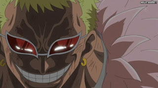 ワンピースアニメ ドレスローザ編 733話 ドフラミンゴ ドフィ DonQuixote Doflamingo | ONE PIECE Episode 733