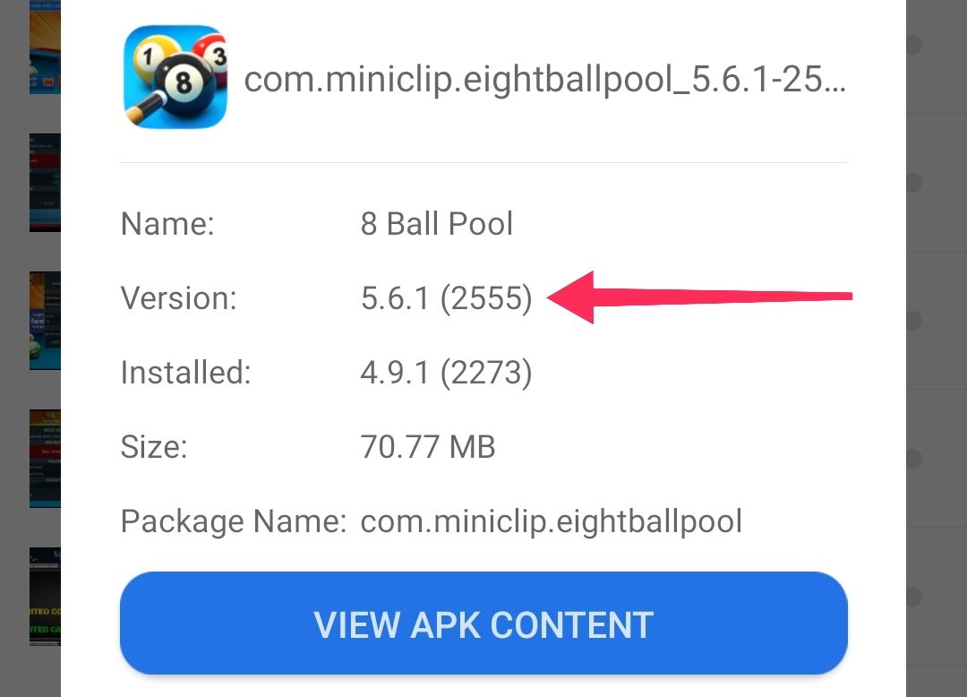 8 ball pool internet connection problem solved old v_4.9.1 download
