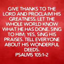 Psalm 105:1-2