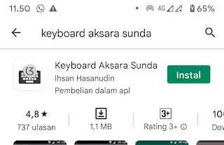 install Keyboard Aksara Sunda