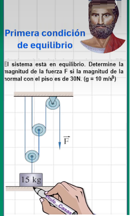 Estática: primera condición de equilibrio