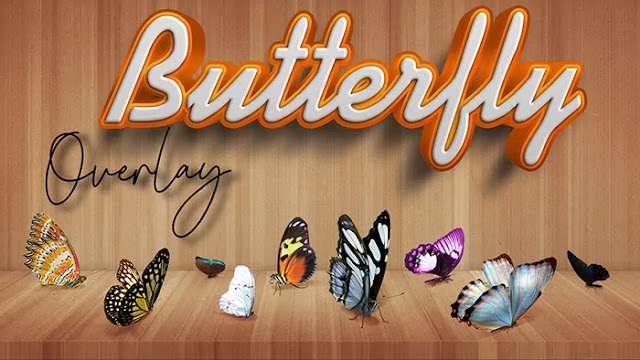 52+ Butterflies Photo Overlays ll Photoshop Overlay