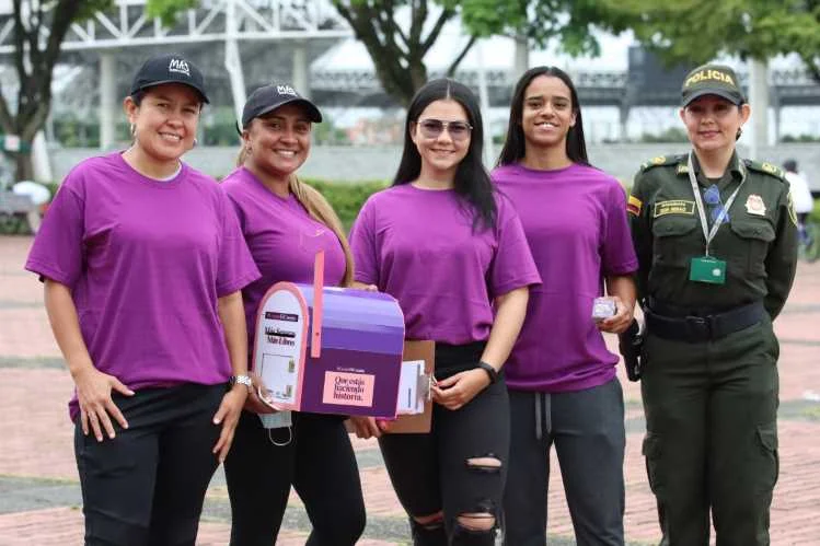 La Vía Activa fue el escenario para seguir conmemorando el mes de la mujer