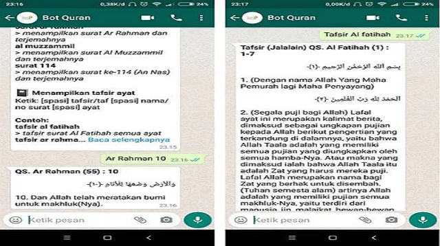 Bot Quran WhatsApp