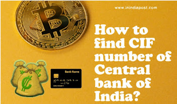 Find your CIF number central bank