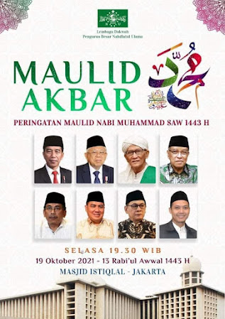 Selamat Memperingati Maulid Nabi Muhammad SAW 1443H