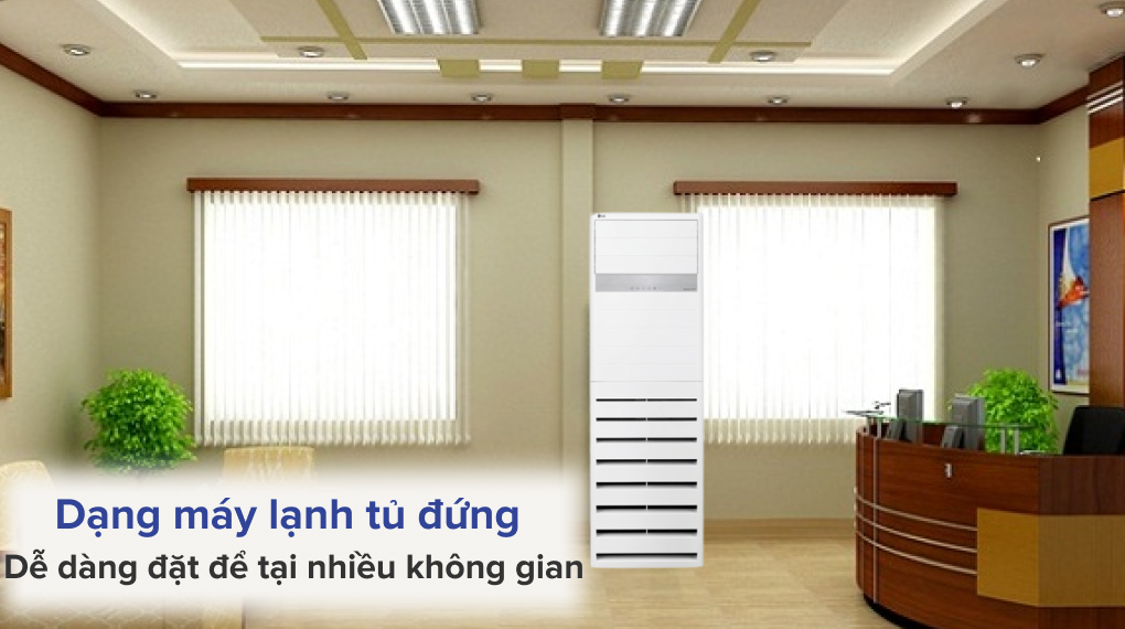 Máy lanh tủ đứng LG Inverter 46500 BTU ZPNQ48GT3A0 - Thiết kế