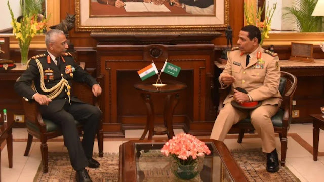 Royal Saudi Armed Forces commander calls on Army Chief Naravane, discusses bilateral defence cooperation