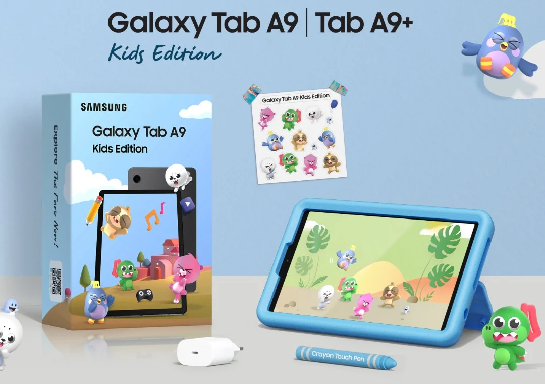Tablet Khusus Anak Samsung Galaxy Tab A9 Series Kids Edition Resmi Hadir di Indonesia
