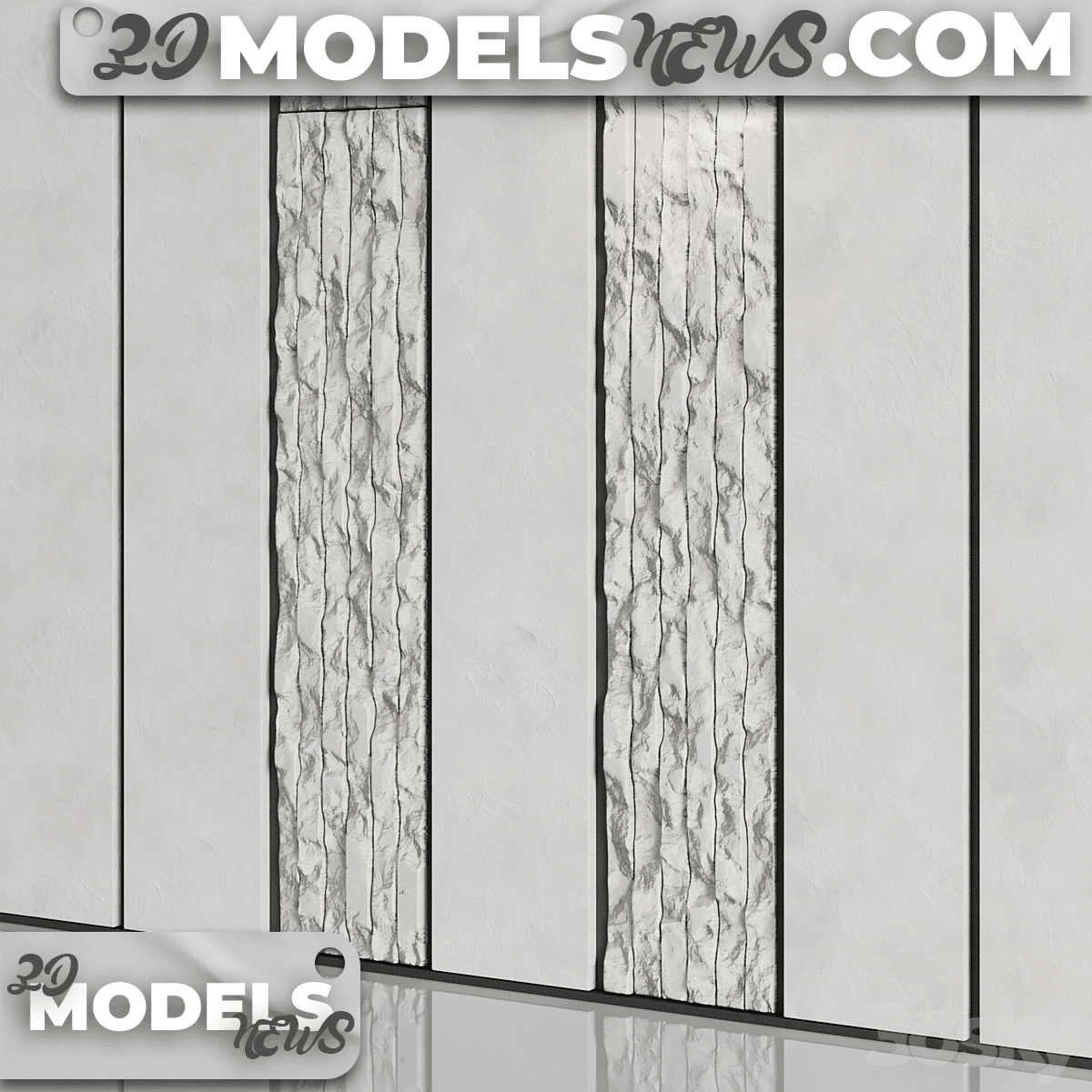 Decorative wall panels model 5 4
