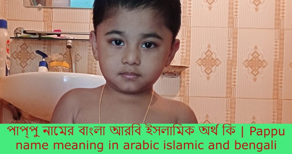 পাপ্পু নামের বাংলা আরবি ইসলামিক অর্থ কি | Pappu name meaning in arabic islamic and bengali