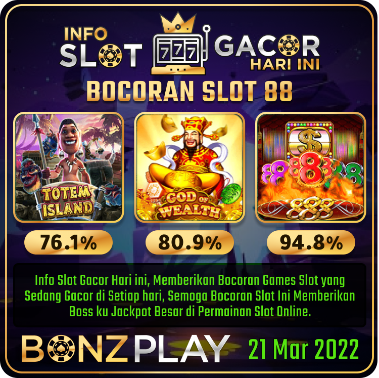 Bocoran Slot Slot88 | RTP Slot Gacor Slot88