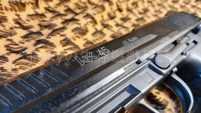 KWA HK45 滑套原廠授權刻字