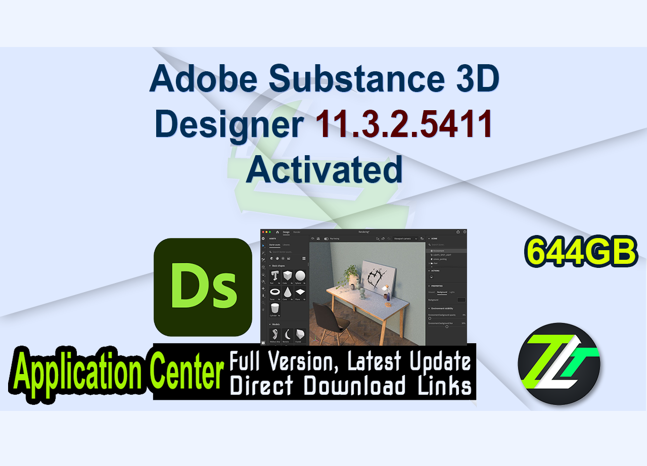 Adobe Substance 3D Designer 11.3.2.5411 Activated