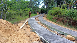 Pembangunan Cor Jalan Dusun Purwosari RT 04 RW 03 Desa Mekarsari Tahun 2021