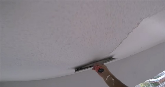 Skim Coating Over A Painted Popcorn Ceiling