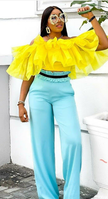 Organza Blouse Styles for Ladies in Nigeria