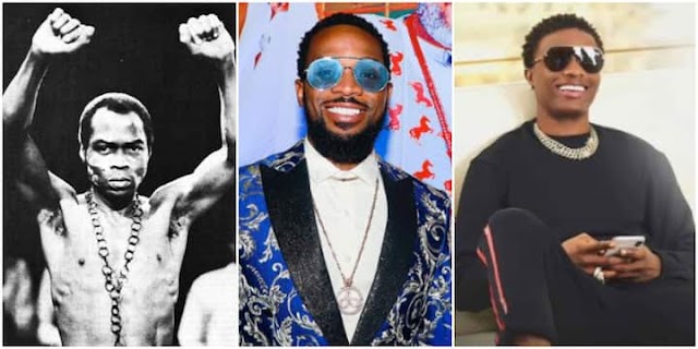 Top 10 Nigerian Best Afrobeats Artistes of All Time - Fela, D’Banj, Wizkid, P Square Rated Among by John Jnr.