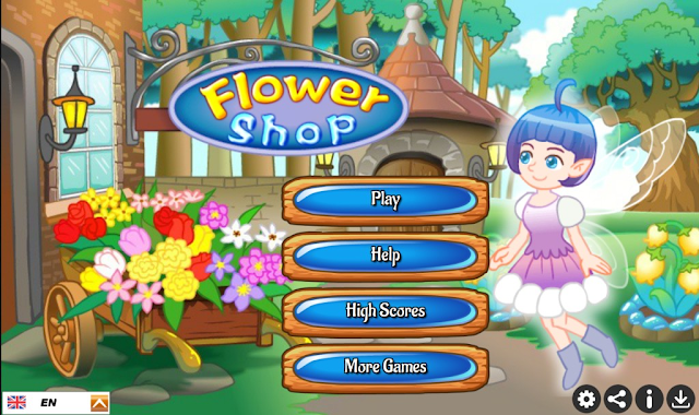 Web based Game for Girl Flower Shop