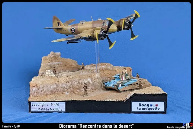 Diorama Beaufighter Mk.VI Tamiya 1/48.