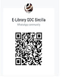 GDC Sircilla E-Library Whatsapp group