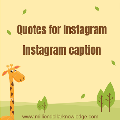 Quotes for Instagram, Two Words Instagram Caption