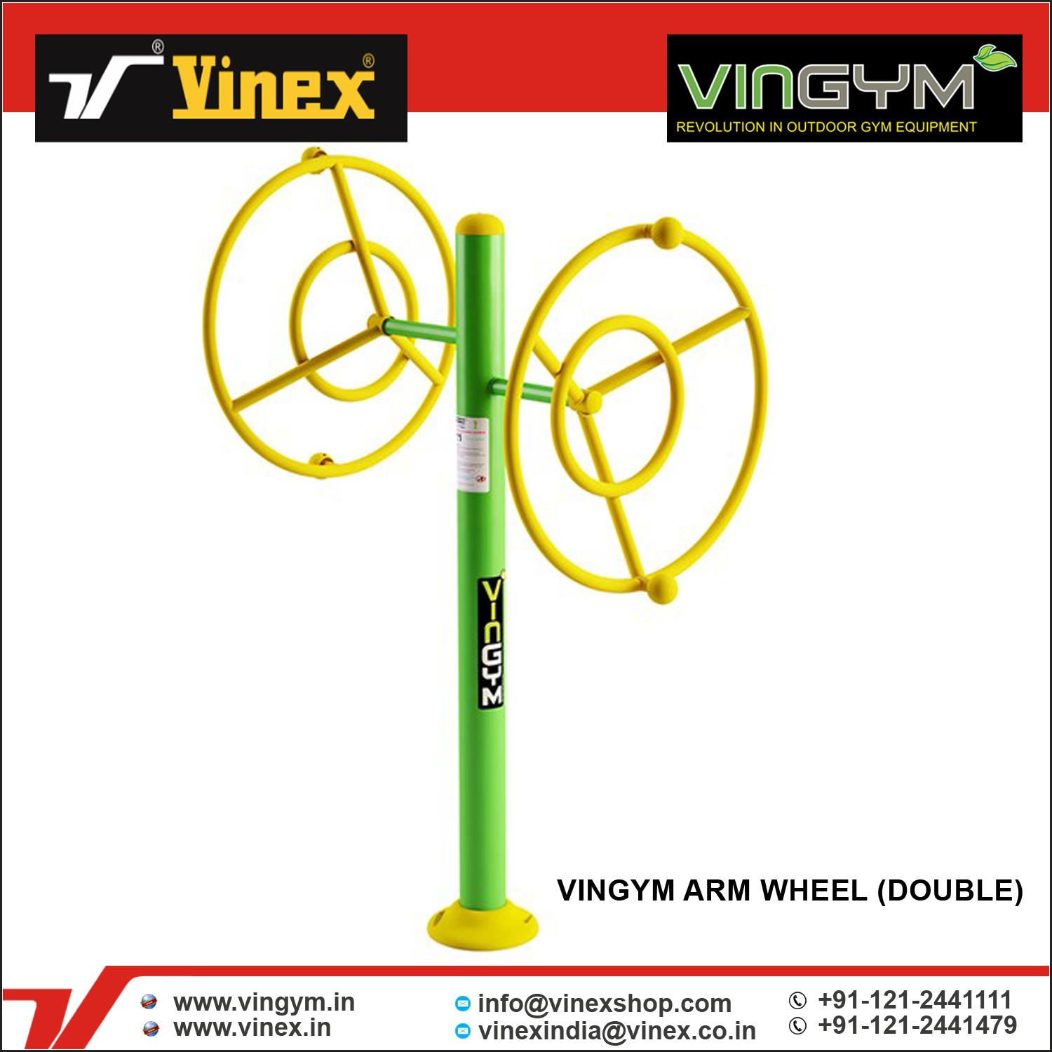 Vingym Arm Wheel (Double) - Outdoor Gym Machines